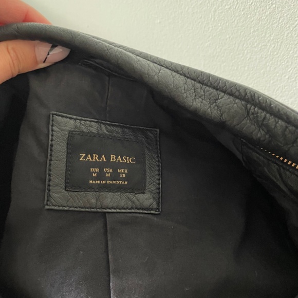 Sheepskin leather jacket - Picture 3 of 4